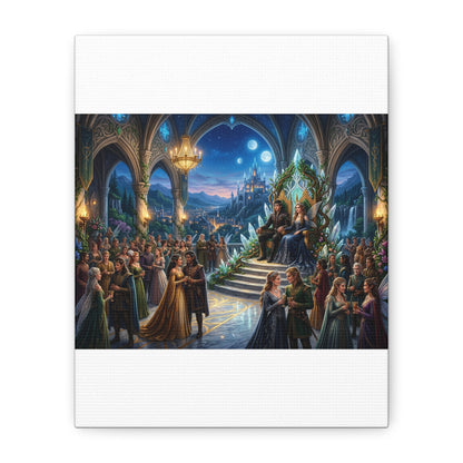 Fantasy Royal Coronation Canvas Art - Matte Stretched Wall Decor