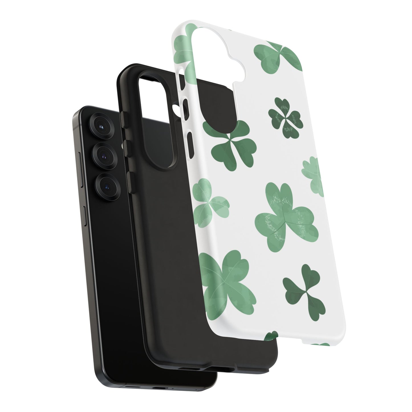 Shamrock Tough Phone Case — St. Patrick’s Day Clover Protective Cover