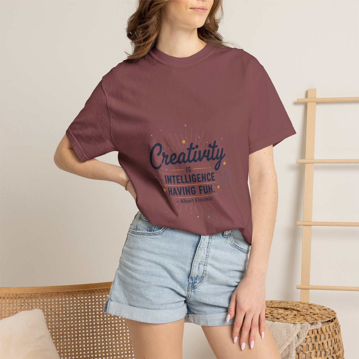 Creativity Is Intelligence T-Shirt — Inspirational Albert Einstein Quote Tee