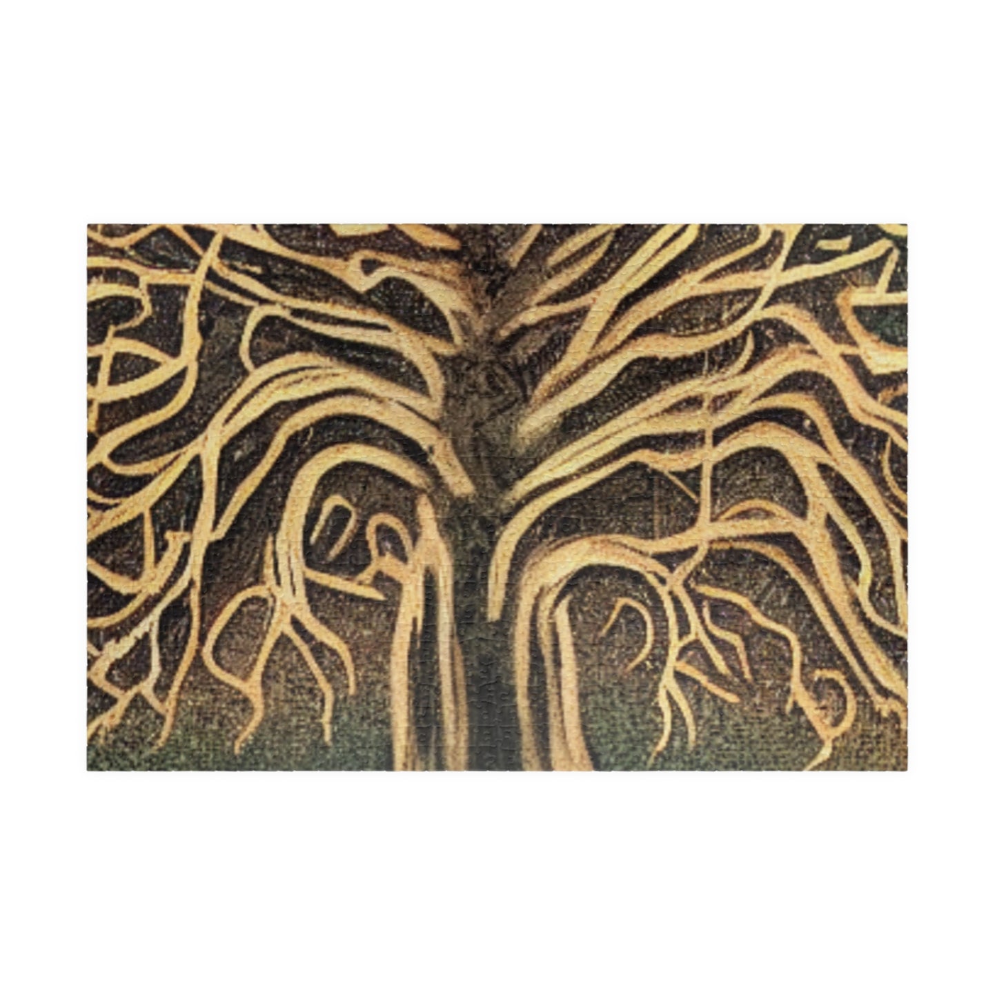 Tree of Life Jigsaw Puzzle — Intricate Root & Branch Art (110–1014 pcs)