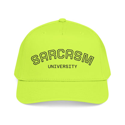 Sarcasm University Baseball Cap — Funny Embroidered Mid-Profile Hat