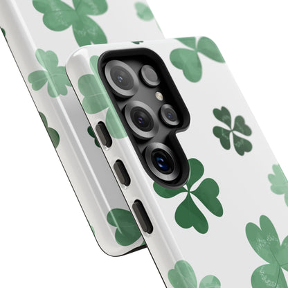 Shamrock Tough Phone Case — St. Patrick’s Day Clover Protective Cover