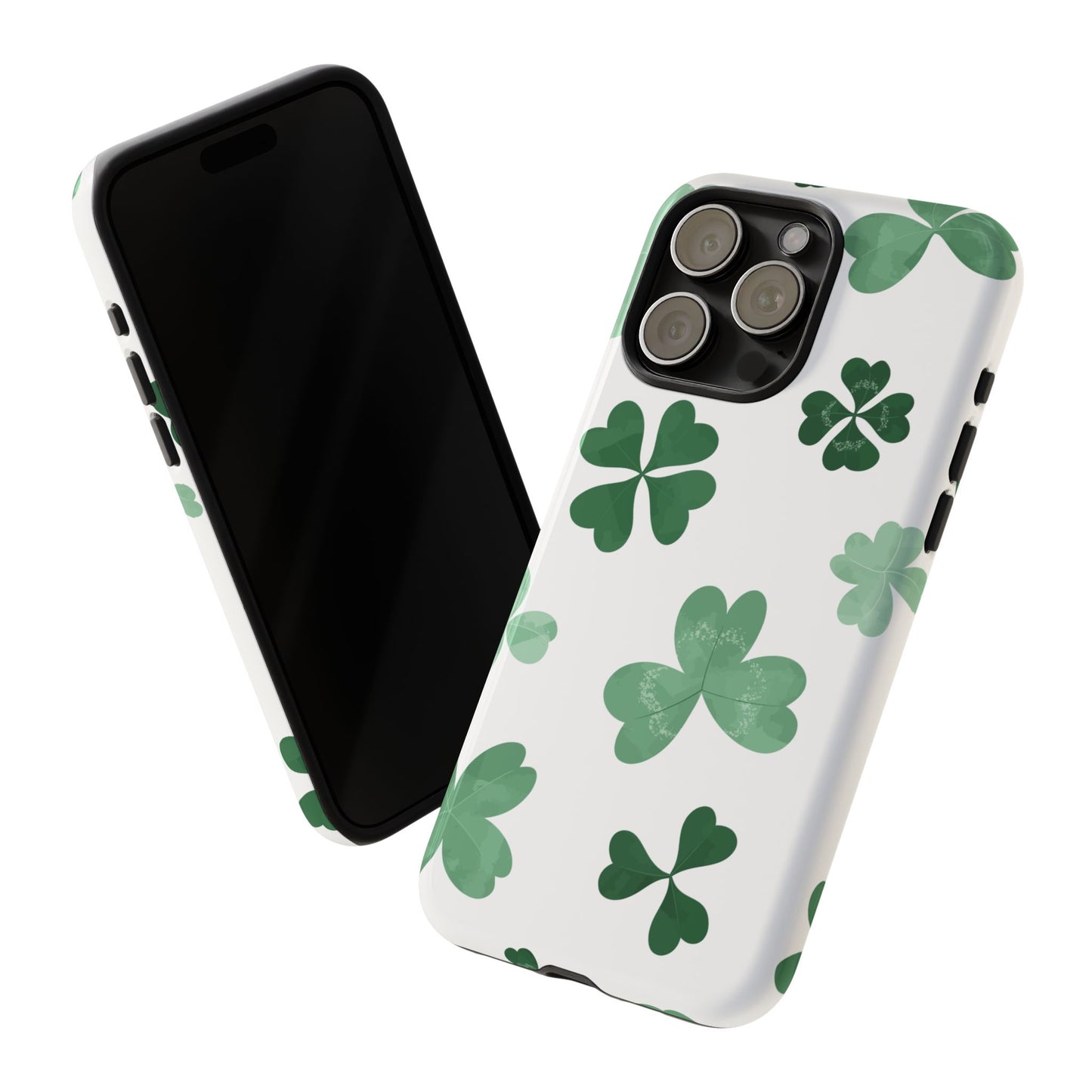 Shamrock Tough Phone Case — St. Patrick’s Day Clover Protective Cover