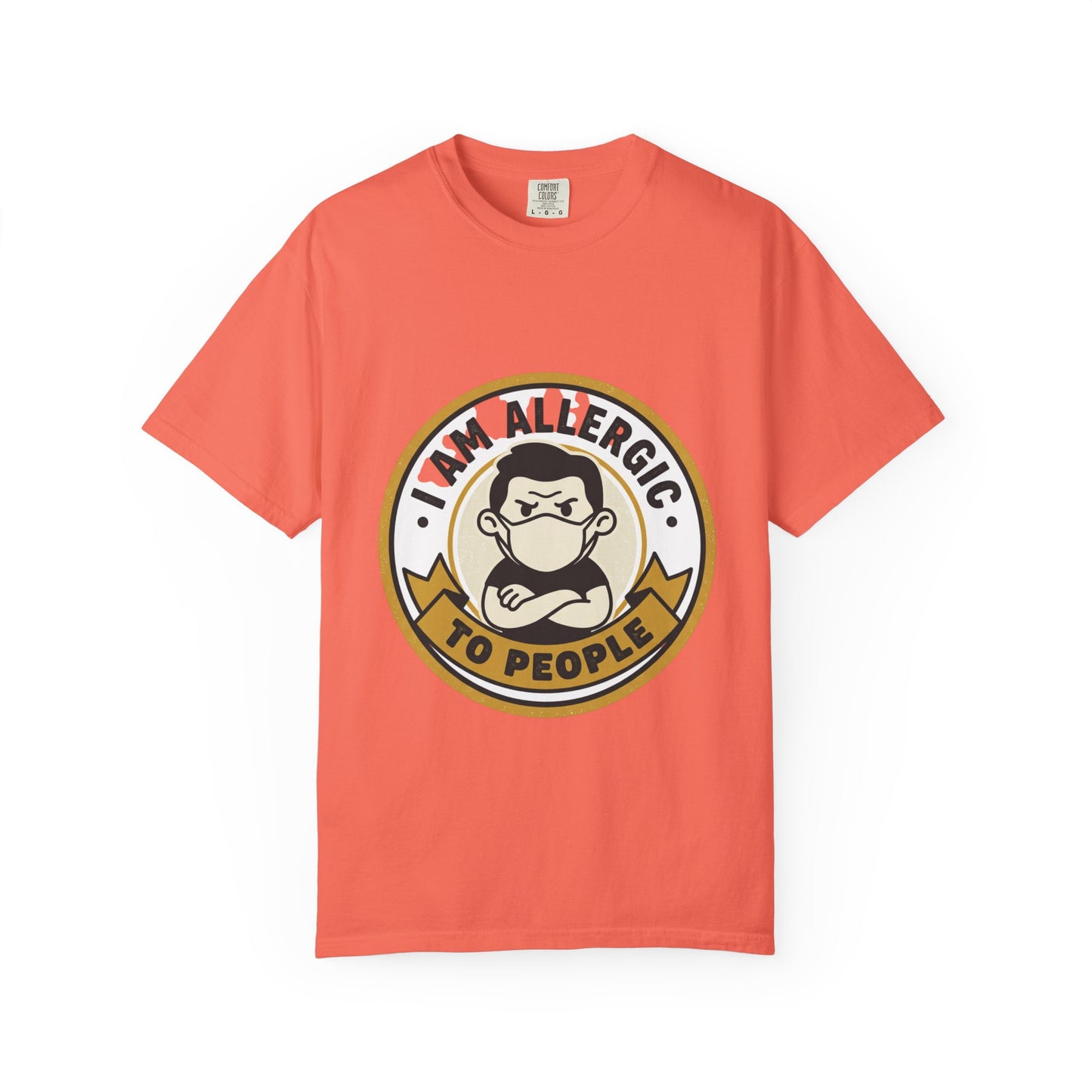 I Am Allergic To People T-Shirt — Funny Anti-Social Graphic Tee