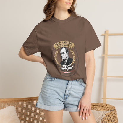 Courage Quote T-Shirt — "It Is the Courage That Counts" Motivational Tee