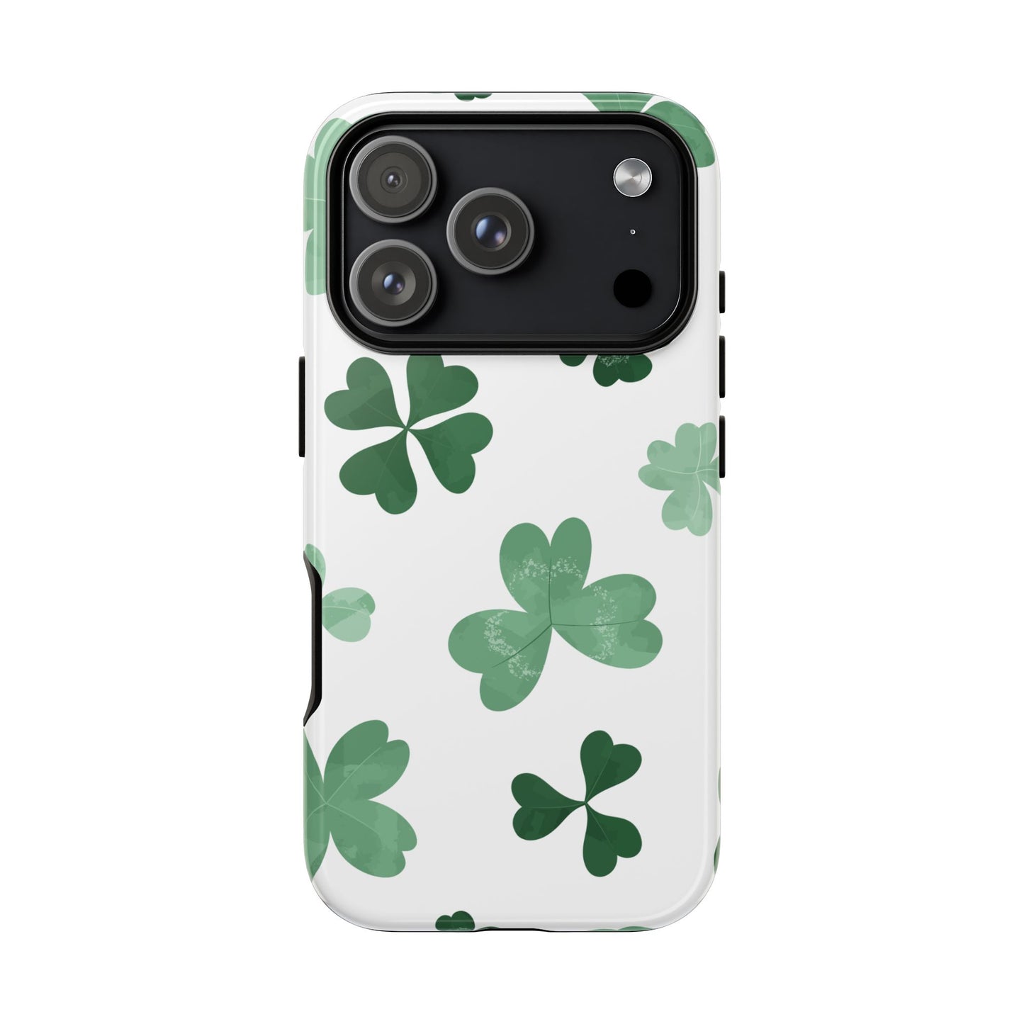 Shamrock Tough Phone Case — St. Patrick’s Day Clover Protective Cover