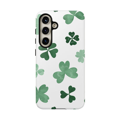Shamrock Tough Phone Case — St. Patrick’s Day Clover Protective Cover