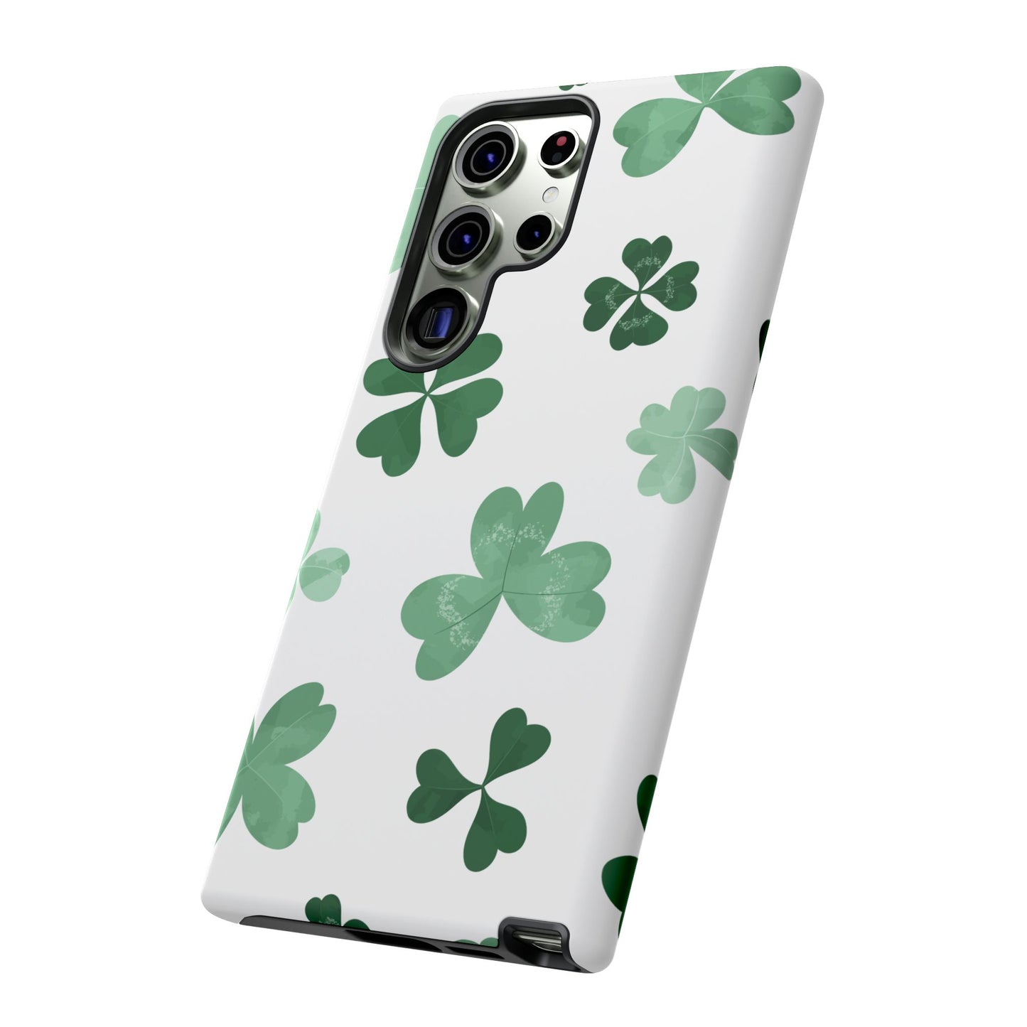 Shamrock Tough Phone Case — St. Patrick’s Day Clover Protective Cover