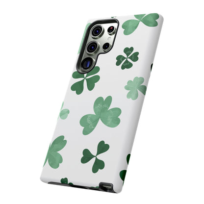 Shamrock Tough Phone Case — St. Patrick’s Day Clover Protective Cover