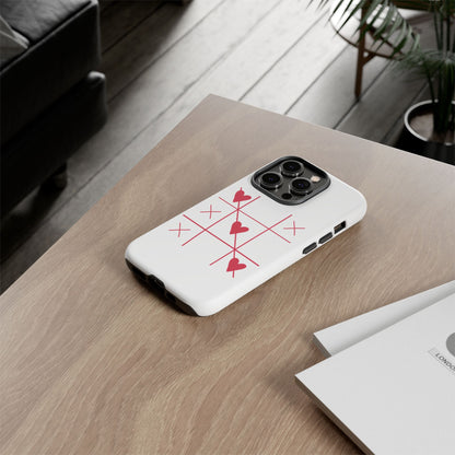 Phone Case - Tic Tac Love Heart Design (Valentine’s Day Gift)