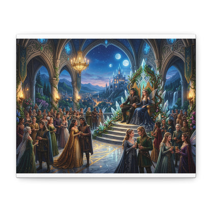 Fantasy Royal Coronation Canvas Art - Matte Stretched Wall Decor