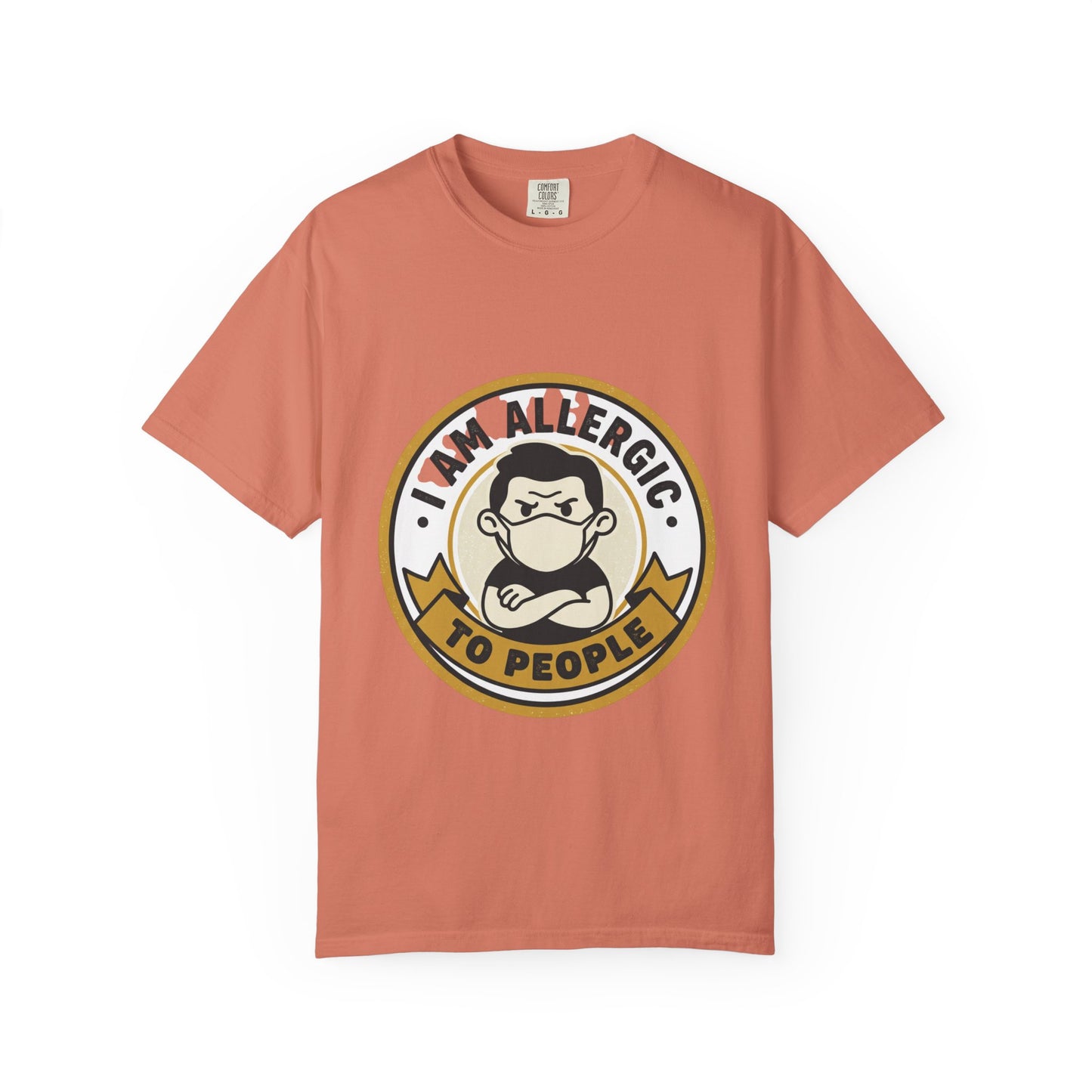 I Am Allergic To People T-Shirt — Funny Anti-Social Graphic Tee
