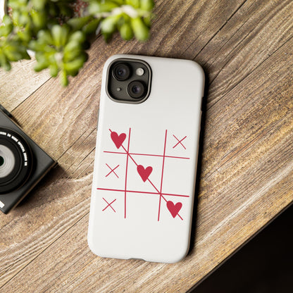 Phone Case - Tic Tac Love Heart Design (Valentine’s Day Gift)
