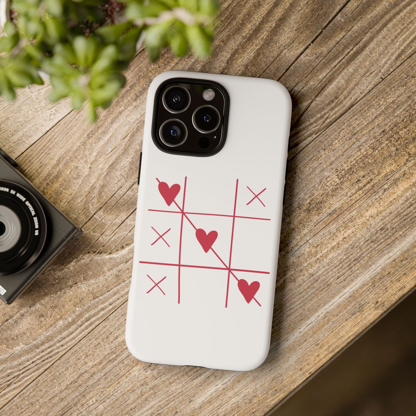 Phone Case - Tic Tac Love Heart Design (Valentine’s Day Gift)