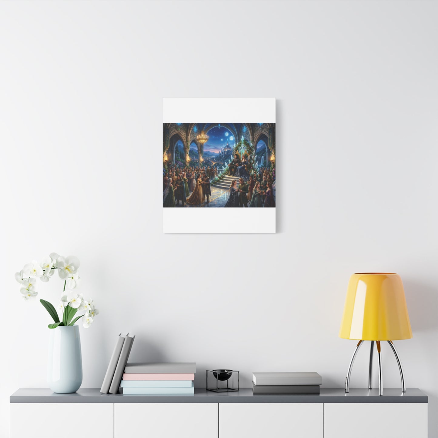 Fantasy Royal Coronation Canvas Art - Matte Stretched Wall Decor