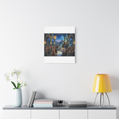 Fantasy Royal Coronation Canvas Art - Matte Stretched Wall Decor