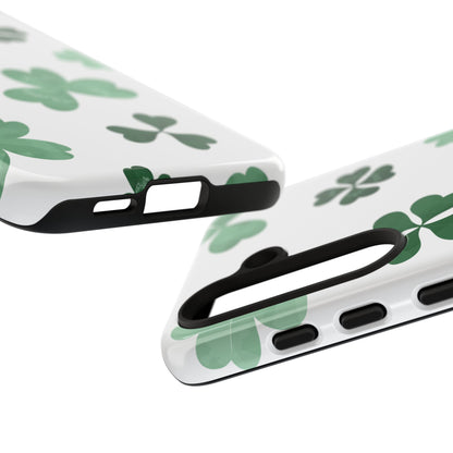 Shamrock Tough Phone Case — St. Patrick’s Day Clover Protective Cover