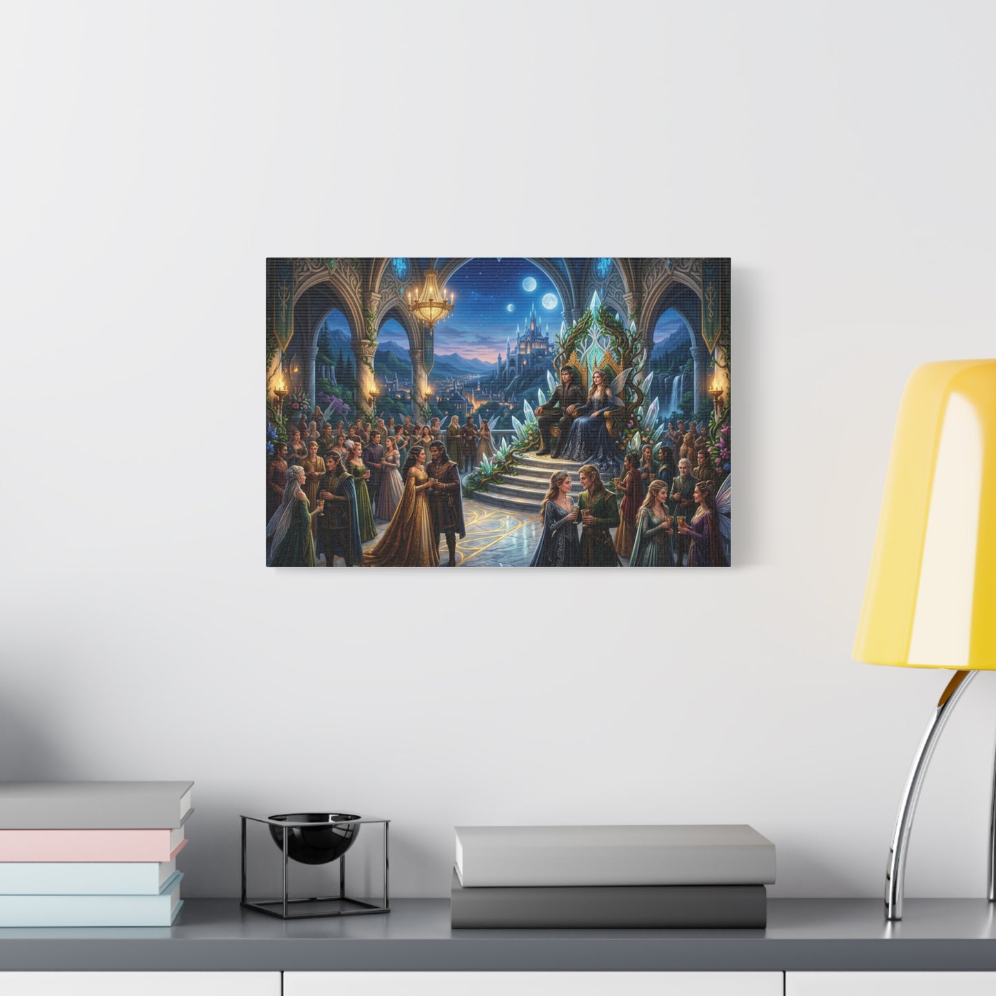 Fantasy Royal Coronation Canvas Art - Matte Stretched Wall Decor
