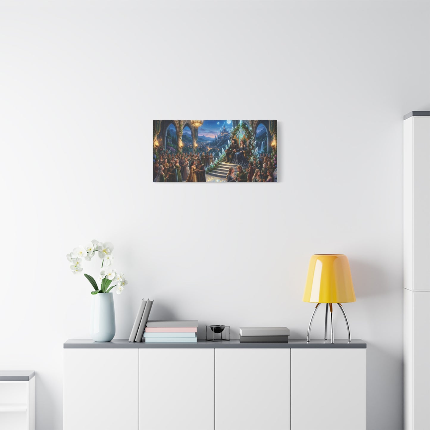 Fantasy Royal Coronation Canvas Art - Matte Stretched Wall Decor