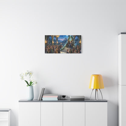 Fantasy Royal Coronation Canvas Art - Matte Stretched Wall Decor