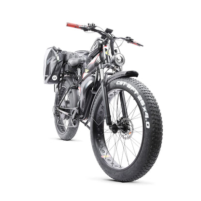 Custom 26Inch Fat Snow Tire Ebike 1500W 48V 70Ah Large Capacity Li-Ion Battery Electric Long-Distance Cycling Bicycle