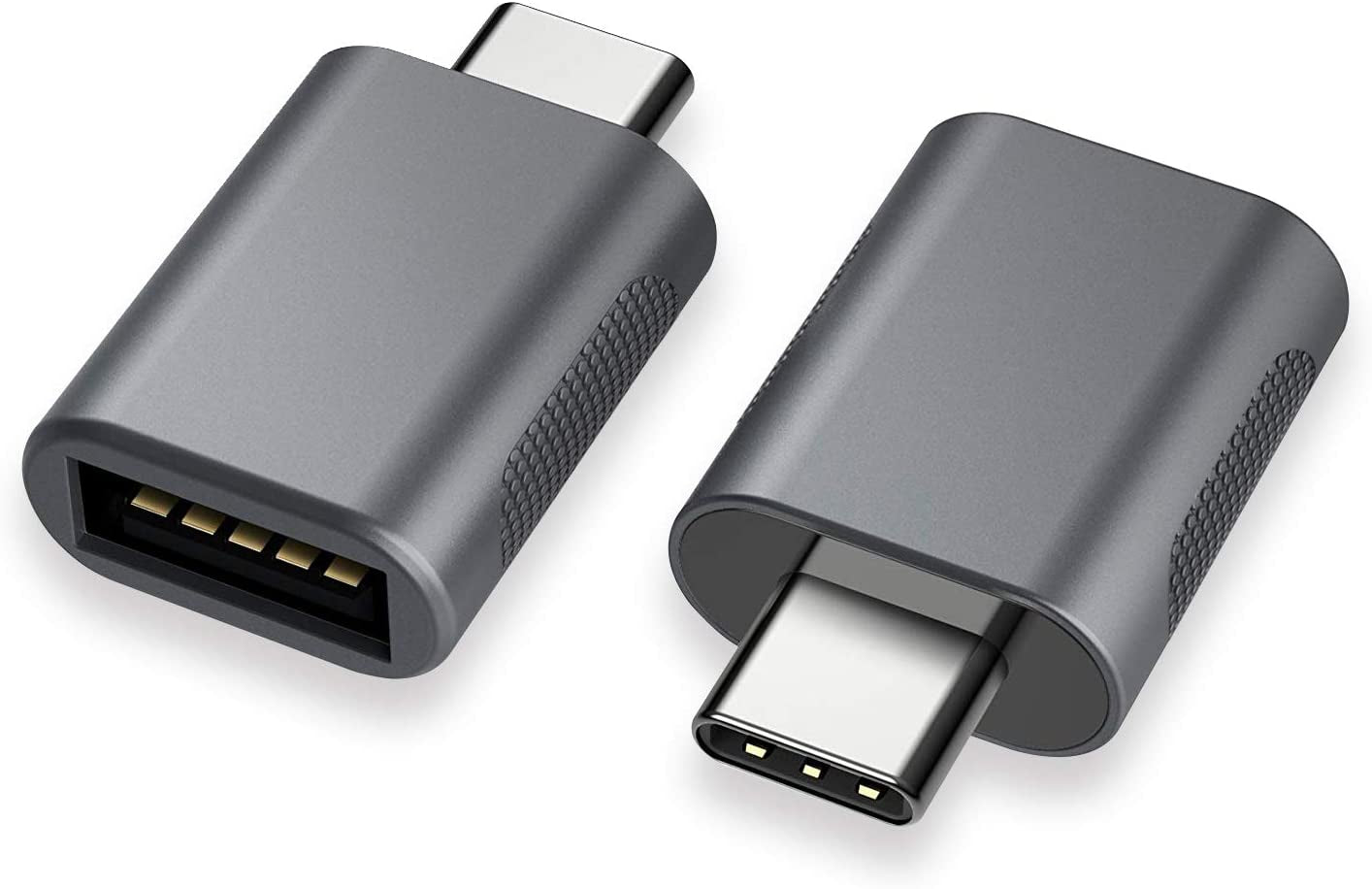 USB-C to USB 3.0 Adapter (2-Pack), Thunderbolt 4/3 to USB Female OTG for Macbook 2025, Ipad 2025, Samsung, More Type-C Devices