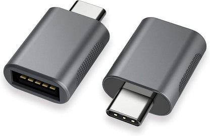 USB-C to USB 3.0 Adapter (2-Pack), Thunderbolt 4/3 to USB Female OTG for Macbook 2025, Ipad 2025, Samsung, More Type-C Devices
